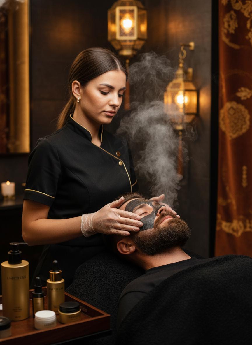 Bienestar masculino y facial detox para hombres en Luque, Paraguay