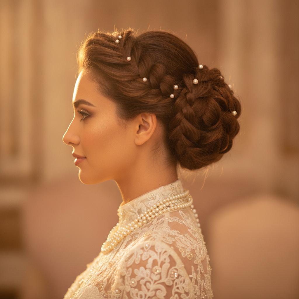 Peinado de novia en Luque - Bella Art Studio