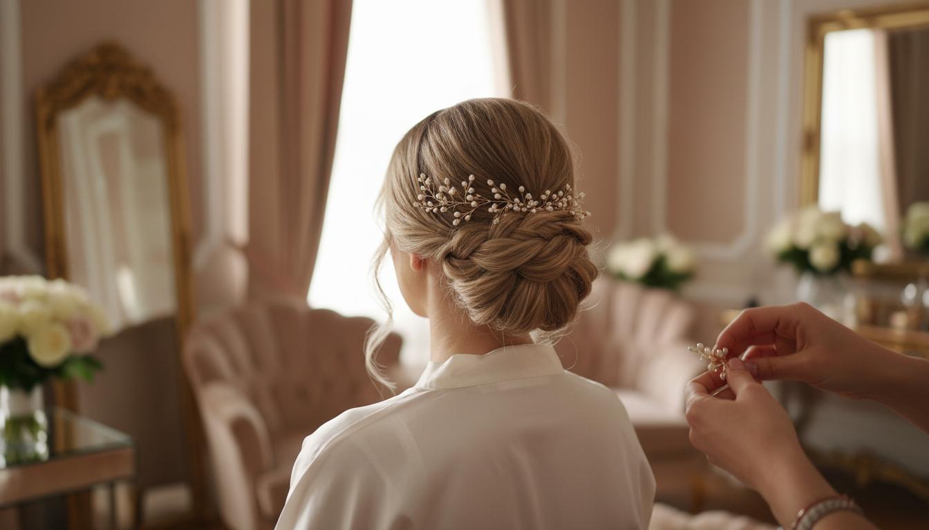 Peinado de novia en Luque - Bella Art Studio