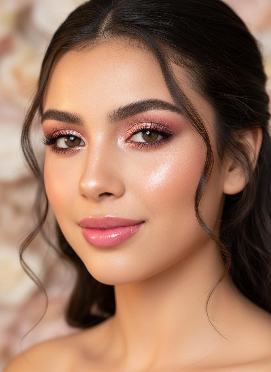 Maquillaje quinceañera juvenil y fresco - Bella Art Studio