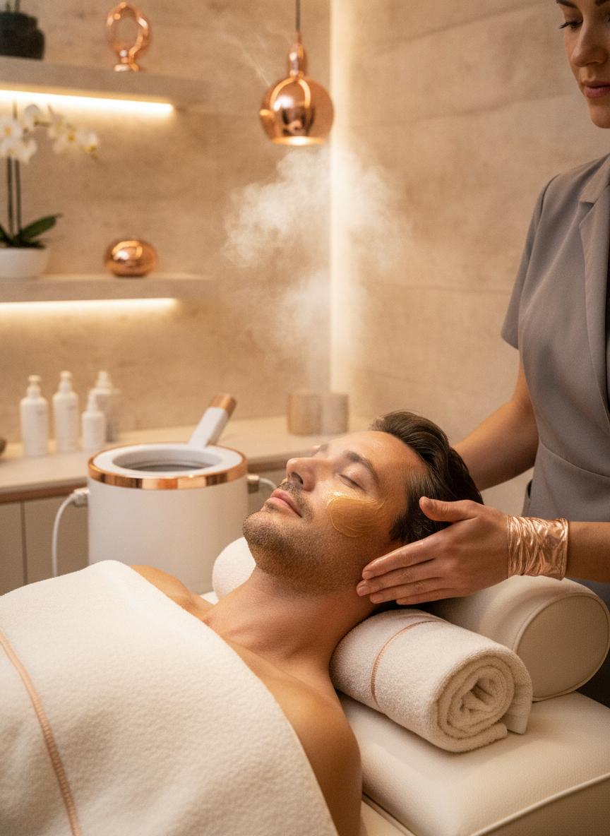 Limpieza facial masculina en Luque
