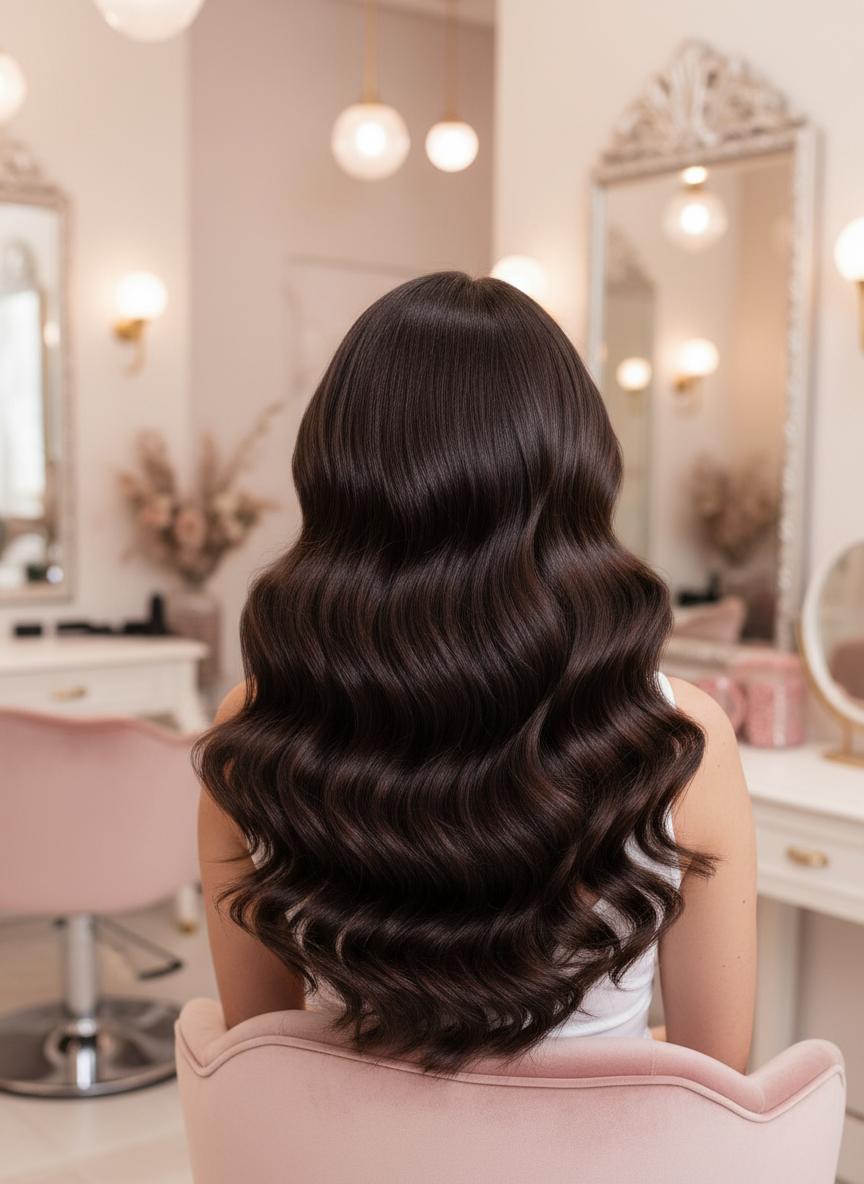 Ondas suaves para novia en Luque